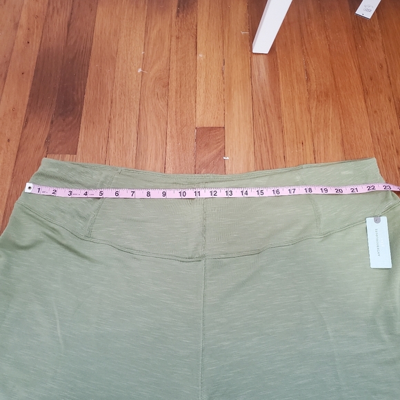 Anthropologie NWT Daily Practice Fitted Corset Shorts Moss Green Size 3XL - Picture 4 of 5
